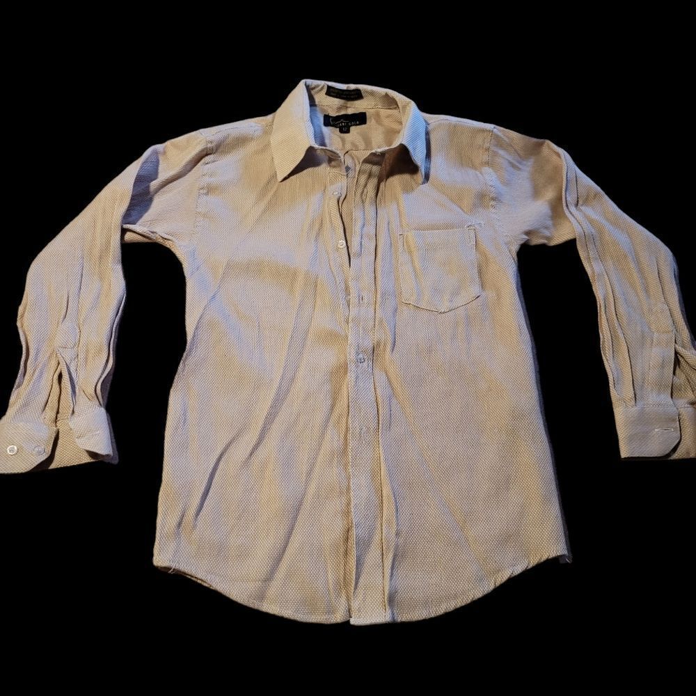 Kani Gold Boy's Dress Shirt Size 12